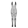 CATSUIT BS100 BRANCO EROTIC LINE PASSION