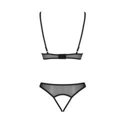 CONJUNTO DE 2 PEÇAS CHRISTA PRETO EROTIC LINE PASSION