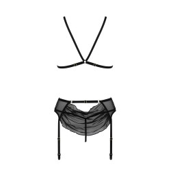CONJUNTO DE 3 PEÇAS DELIENA PRETO PASSION