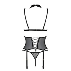 CORPETE E TANGA DOMINICA PRETO DEVIL COLLECTION PASSION