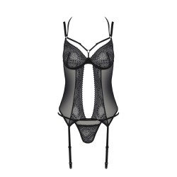 CORPETE E TANGA DROSERA PRETO ECO COLLECTION PASSION