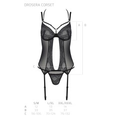 CORPETE E TANGA DROSERA PRETO ECO COLLECTION PASSION