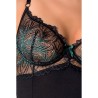 CORPETE E TANGA FLORIS PRETO PASSION