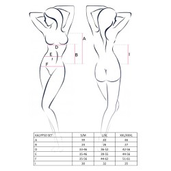 CONJUNTO DE 2 PEÇAS KALYPSO ROSA PASSION