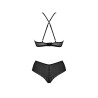 CONUNTO DE 2 PEÇAS KERRIA BIKINI PRETO ECO COLLECTION PASSION