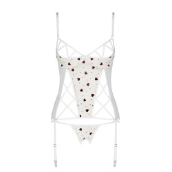 CORPETE E TANGA LOVELIA BRANCO PASSION