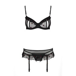 CONJUNTO DE 3 PEÇAS LOVELIA PRETO PASSION
