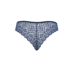 TANGA COM ABERTURA LYRIA AZUL PASSION
