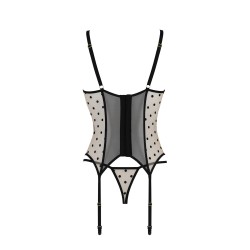 CORPETE E TANGA MARINA BEGE DEVIL COLLECTION PASSION