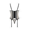 CORPETE E TANGA MARINA BEGE DEVIL COLLECTION PASSION