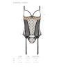 CORPETE E TANGA MARINA BEGE DEVIL COLLECTION PASSION