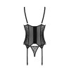 CORPETE E TANGA MARINA PRETO DEVIL COLLECTION PASSION
