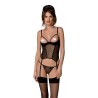 CORPETE E TANGA MARINA PRETO DEVIL COLLECTION PASSION