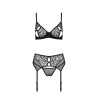 CONJUNTO DE 3 PEÇAS PRIMULA PRETO ECO COLLECTION PASSION