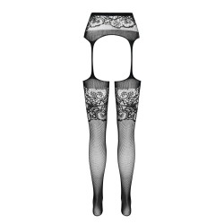 COLLANTS COM EFEITO DE LIGAS S029 VERMELHAS EROTIC LINE PASSION