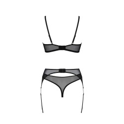 CONJUNTO DE 3 PEÇAS SELAGINELLA PRETO ECO COLLECTION PASSION