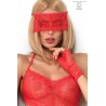 BODY COM VENDA E LUVAS CR-3882 VERMELHO