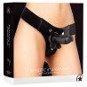 STRAP-ON REALISTA DE COURO OUCH! 6 POLEGADAS PRETO