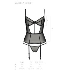 CORPETE E TANGA VARELLA PRETO ECO PASSION