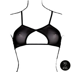 SUTIÃ KEYHOLE MESH PRETO TAMANHO QUEEN LE DÉSIR