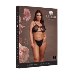 SUTIÃ KEYHOLE MESH PRETO TAMANHO QUEEN LE DÉSIR