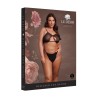 SUTIÃ KEYHOLE MESH PRETO TAMANHO QUEEN LE DÉSIR