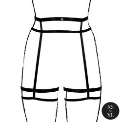 CINTO DE LIGAS DOUBLE STRAP PRETO LE DÉSIR 