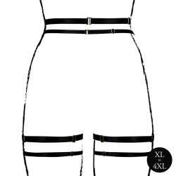CINTO DE LIGAS DOUBLE STRAP PRETO TAMANHO QUEEN LE DÉSIR