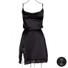 VESTIDO OPEN BACK PRETO LE DÉSIR