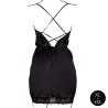 VESTIDO OPEN BACK PRETO TAMANHO QUEEN LE DÉSIR