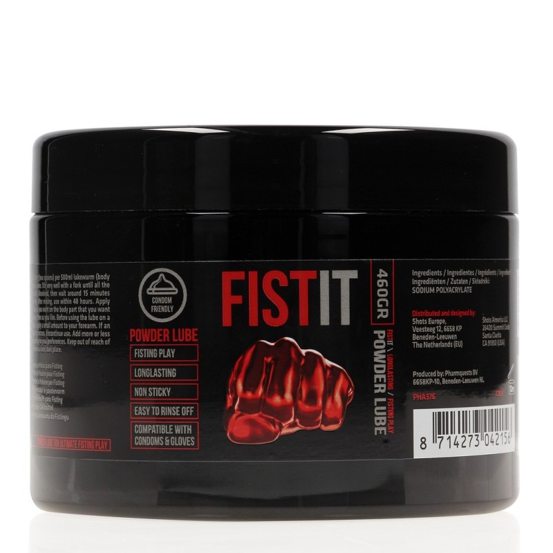 LUBRIFICANTE EM PÓ POWDER LUBE 16.2 OZ 460 GR FIST IT LUBRIFICANTE EM PÓ POWDER LUBE 16.2 OZ 460 GR FIST IT