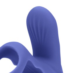 ANEL PARA O PÉNIS COM VIBRAÇÃO E ESTIMULADOR DE CLITÓRIS AZUL LOVELINE