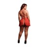 CONJUNTO DE 4 PEÇAS VERMELHO TAMANHO QUEEN LE DÉSIR