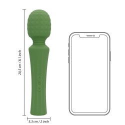 MASSAJADOR POWERFUL WAND VIBRATOR VERDE LOVELINE