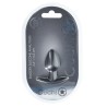 PLUG ANAL SMOOTH SILICONE SMALL 2.6 /6,5 CM GUN METAL OUCH!