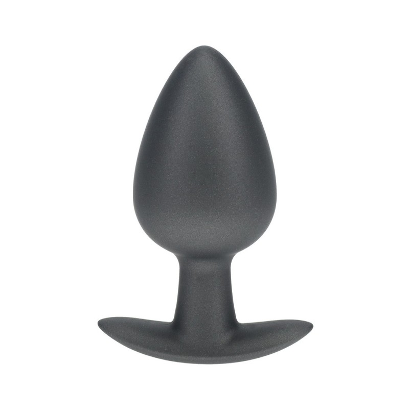 PLUG ANAL SMOOTH SILICONE LARGE 3,5 /8,9 CM GUN METAL OUCH! PLUG ANAL SMOOTH SILICONE LARGE 3,5 /8,9 CM GUN METAL OUCH!