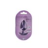 PLUG ANAL SMOOTH SILICONE LARGE 3,5 /8,9 CM METALLIC PURPLE OUCH!