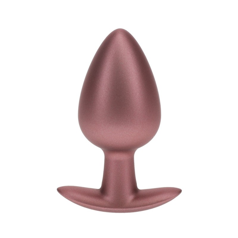 PLUG ANAL SMOOTH SILICONE LARGE 3,5 /8,9 CM ROSE GOLD OUCH! PLUG ANAL SMOOTH SILICONE LARGE 3,5 /8,9 CM ROSE GOLD OUCH!