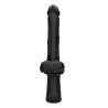 MÁQUINA DE SEXO HAND HELD DE SILICONE LÍQUIDO PRETA OUCH!