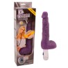 VIBRADOR PULSE MASTER REALISTA COM LUZ ROXO