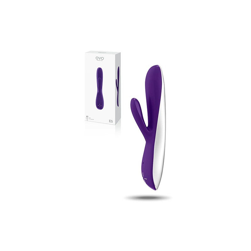 VIBRADOR RECARREGÁVEL E5 OVO ROXO