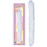 DILDO DUPLO JR. DOUBLE DONG 12'' TRANSPARENTE