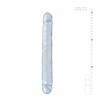 DILDO DUPLO JR. DOUBLE DONG 12'' TRANSPARENTE