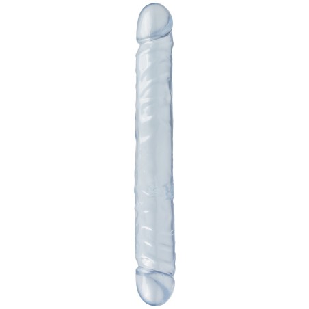 DILDO DUPLO JR. DOUBLE DONG 12'' TRANSPARENTE