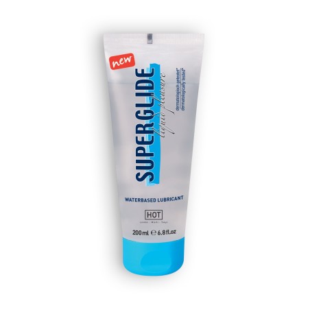 LUBRIFICANTE À BASE DE ÁGUA HOT™ SUPERGLIDE 200ML