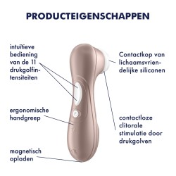 ESTIMULADOR DE CLÍTORIS RECARREGÁVEL SATISFYER PRO 2 GENERATION 2