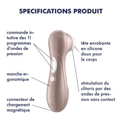 ESTIMULADOR DE CLÍTORIS RECARREGÁVEL SATISFYER PRO 2 GENERATION 2