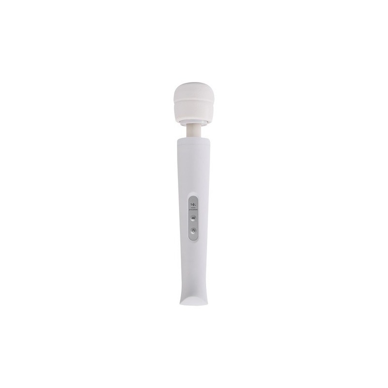 MASSAJADOR COM CARREGADOR USB CANDY PIE MAGIC WAND BRANCO