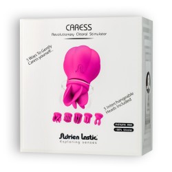 ESTIMULADOR DE CLITÓRIS CARESS RECARREGÁVEL ADRIEN LASTIC ROSA