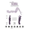 VIBRADOR RECARREGÁVEL KEIRA JIL ROXO